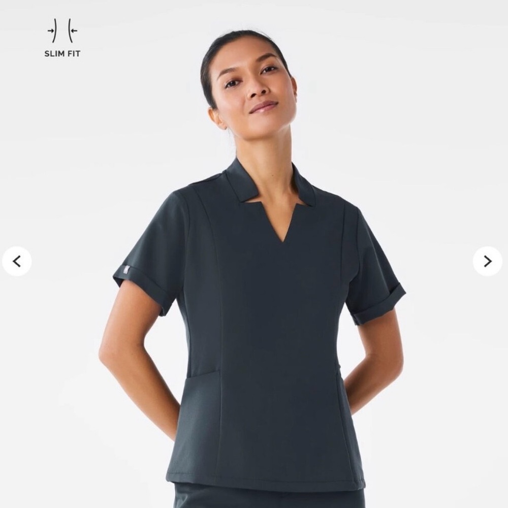 Women's Figs Dark Harbor Inala - Slim Scrub Top